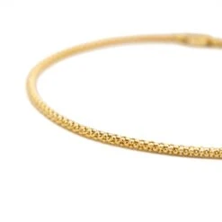 Collier Chaîne Maille Popcorn En Or Jaune -Castafiore Boutique collier chaine maille popcorn en or jaune 729765