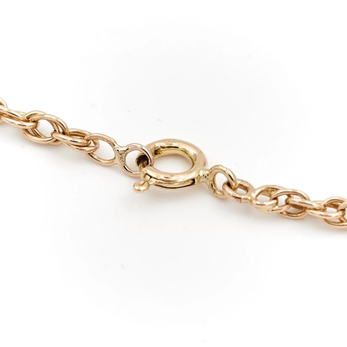 Collier Chaîne Maille Singapour En Or Jaune 4 Collier Chaîne Maille Singapour En Or Jaune – Image 4