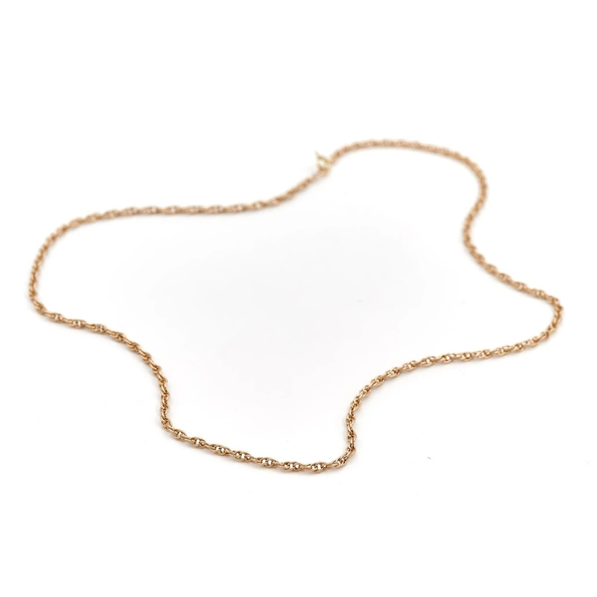 Collier Chaîne Maille Singapour En Or Jaune 6 Collier Chaîne Maille Singapour En Or Jaune – Image 6