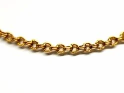Collier Chaîne Maille Travaillée En Or Jaune -Castafiore Boutique collier chaine maille travaillee en or jaune 120483