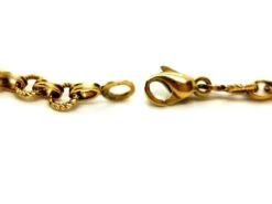 Collier Chaîne Maille Travaillée En Or Jaune -Castafiore Boutique collier chaine maille travaillee en or jaune 747797