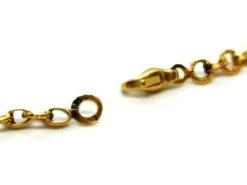 Collier Chaîne Maille Travaillée En Or Jaune -Castafiore Boutique collier chaine maille travaillee en or jaune 871938