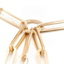 Collier Chaîne Massive Originale En Or Jaune -Castafiore Boutique collier chaine massive originale en or jaune 622432