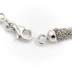 Collier Chaîne Multiple En Or Blanc -Castafiore Boutique collier chaine multiple en or blanc 929524