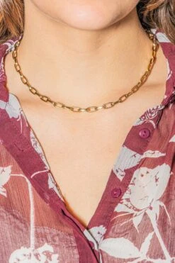 Devant 17 Devant -Castafiore Boutique collier chaine or jaune 796150