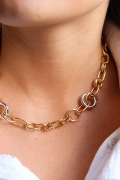 Collier POMELLATO Chaîne En 3 Ors 13 Collier POMELLATO Chaîne En 3 Ors -Castafiore Boutique collier chaine pomellato en 3 ors 336501