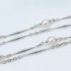 Collier Chaîne Vintage En Bâtonnets D’or Et Perles