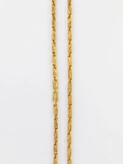 Collier Chaine Vintage Or Brossé -Castafiore Boutique collier chaine vintage or brosse 233436