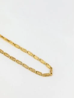 Collier Chaine Vintage Or Brossé -Castafiore Boutique collier chaine vintage or brosse 769832