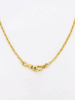 Collier Chaine Vintage Or Brossé