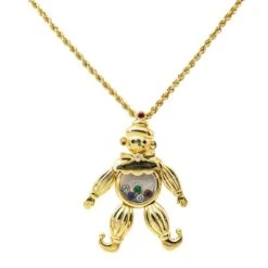 Collier CHOPARD "Happy Clown" En Or Jaune Et Diamant