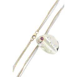 COLLIER DE CRÉATEUR RUBIS ET DIAMANTS -Castafiore Boutique collier de createur rubis et diamants 898186