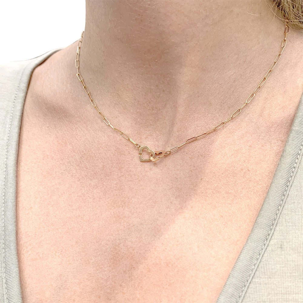 Miller Collier Maille DINH VAN "Double Coeurs R9" En Or Rose 2 Miller Collier Maille DINH VAN "Double Coeurs R9" En Or Rose – Image 2