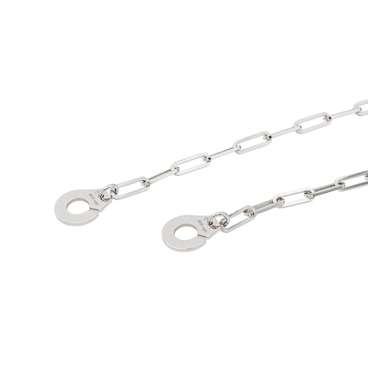 Collier Dinh Van Menottes En Or Blanc 8 Collier Dinh Van Menottes En Or Blanc – Image 8