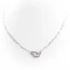 Collier DINH VAN "Menottes" En Or Blanc Et Diamants -Castafiore Boutique collier dinh van menottes en or blanc et diamants 312101