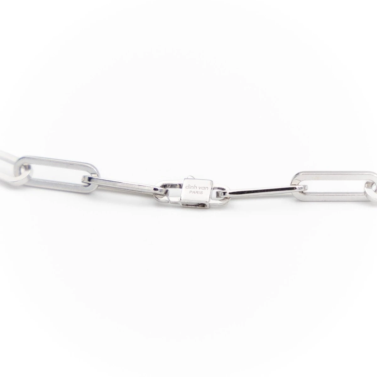 Collier DINH VAN "Menottes" En Or Blanc Et Diamants 4 Collier DINH VAN "Menottes" En Or Blanc Et Diamants – Image 4