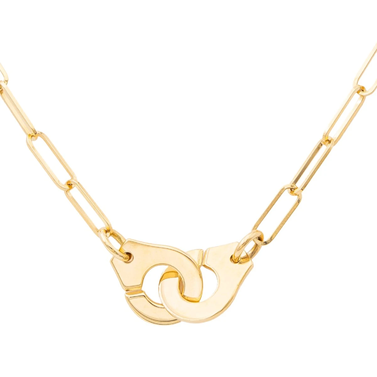 Collier DINH VAN Menottes En Or Jaune 5 Collier DINH VAN Menottes En Or Jaune – Image 5