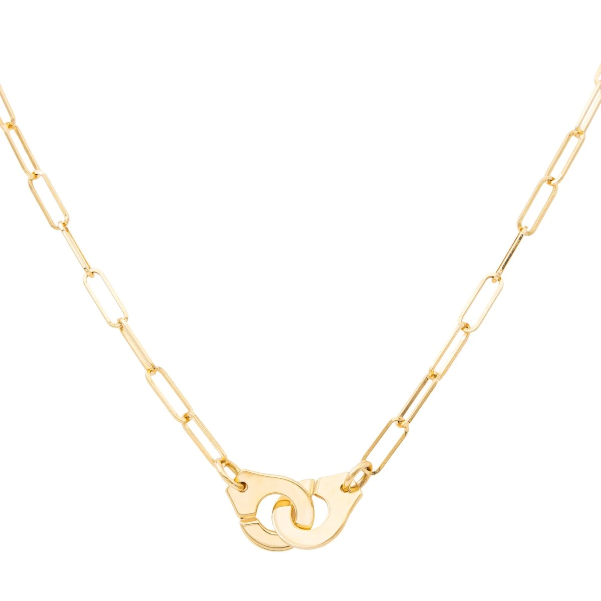 Collier DINH VAN Menottes En Or Jaune 1 Collier DINH VAN Menottes En Or Jaune