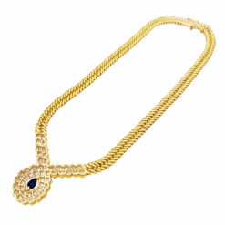 Miller Collier Draperie VAN CLEEF & ARPELS En Or Jaune, Saphir Et Diamants 6 Miller Collier Draperie VAN CLEEF & ARPELS En Or Jaune, Saphir Et Diamants -Castafiore Boutique collier draperie van cleef arpels en or jaune saphir et diamants 3791438