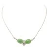 Collier En Or Blanc Et Jades -Castafiore Boutique collier en or blanc et jades 837147