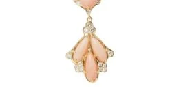 Collier En Or Jaune, Cabochons De Corail Et Diamants 13 Collier En Or Jaune, Cabochons De Corail Et Diamants -Castafiore Boutique collier en or jaune cabochons de corail et diamants 650357