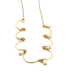 Collier En Or Jaune Et Perles -Castafiore Boutique collier en or jaune et perles 110028