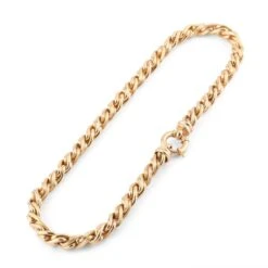 Collier Maille Jaseron En Or Jaune 7 Collier Maille Jaseron En Or Jaune -Castafiore Boutique collier en or jaune maille jaseron 957903