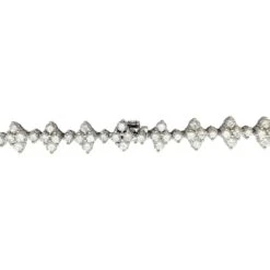 Miller Collier Fleurettes En Or Blanc Et Diamants -Castafiore Boutique collier fleurettes en or blanc et diamants 525232