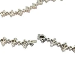 Miller Collier Fleurettes En Or Blanc Et Diamants -Castafiore Boutique collier fleurettes en or blanc et diamants 745238