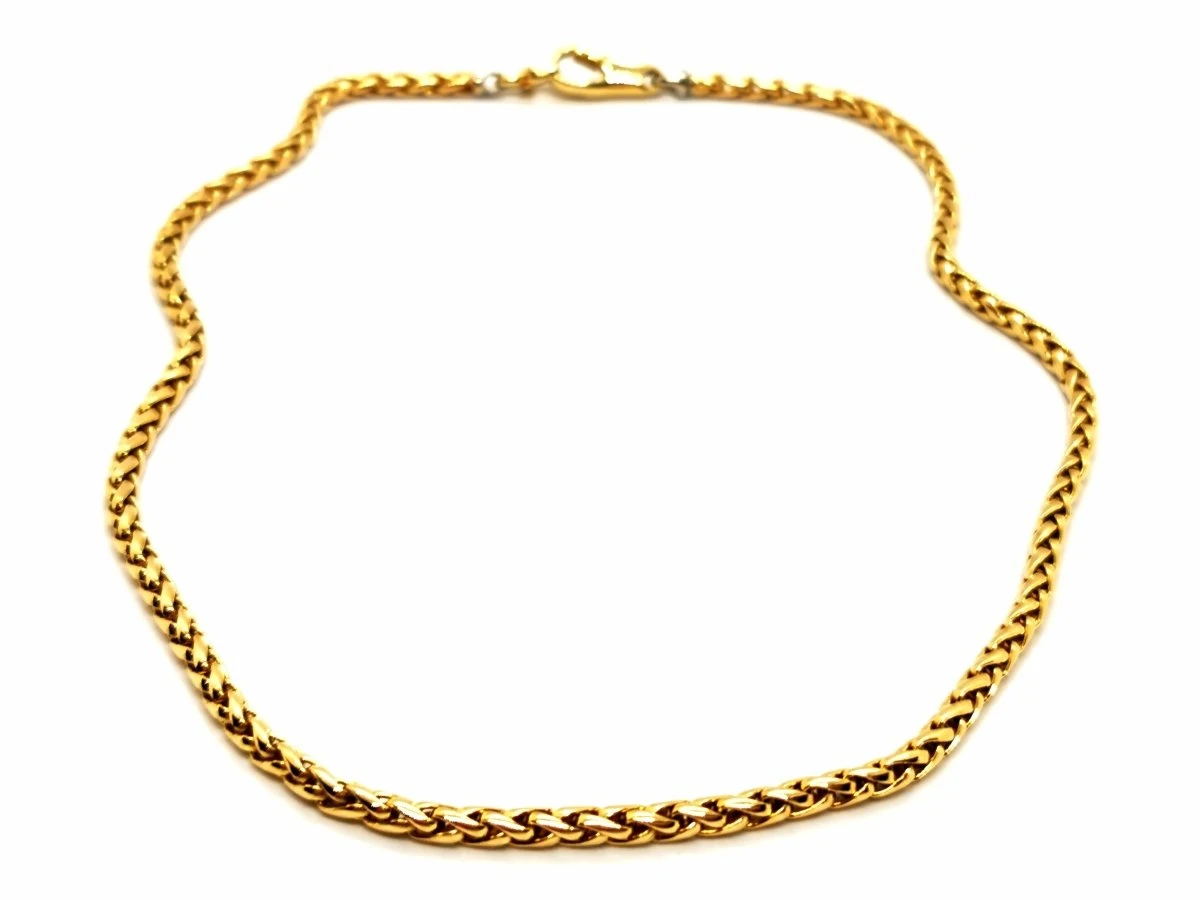 Collier FRED Maille Palmier En Or Jaune 6 Collier FRED Maille Palmier En Or Jaune – Image 6