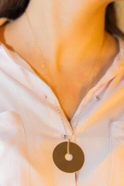 Collier GINETTE NY "Jumbo Donut" En Or Rose -Castafiore Boutique collier ginette ny jumbo donut en or rose 392892