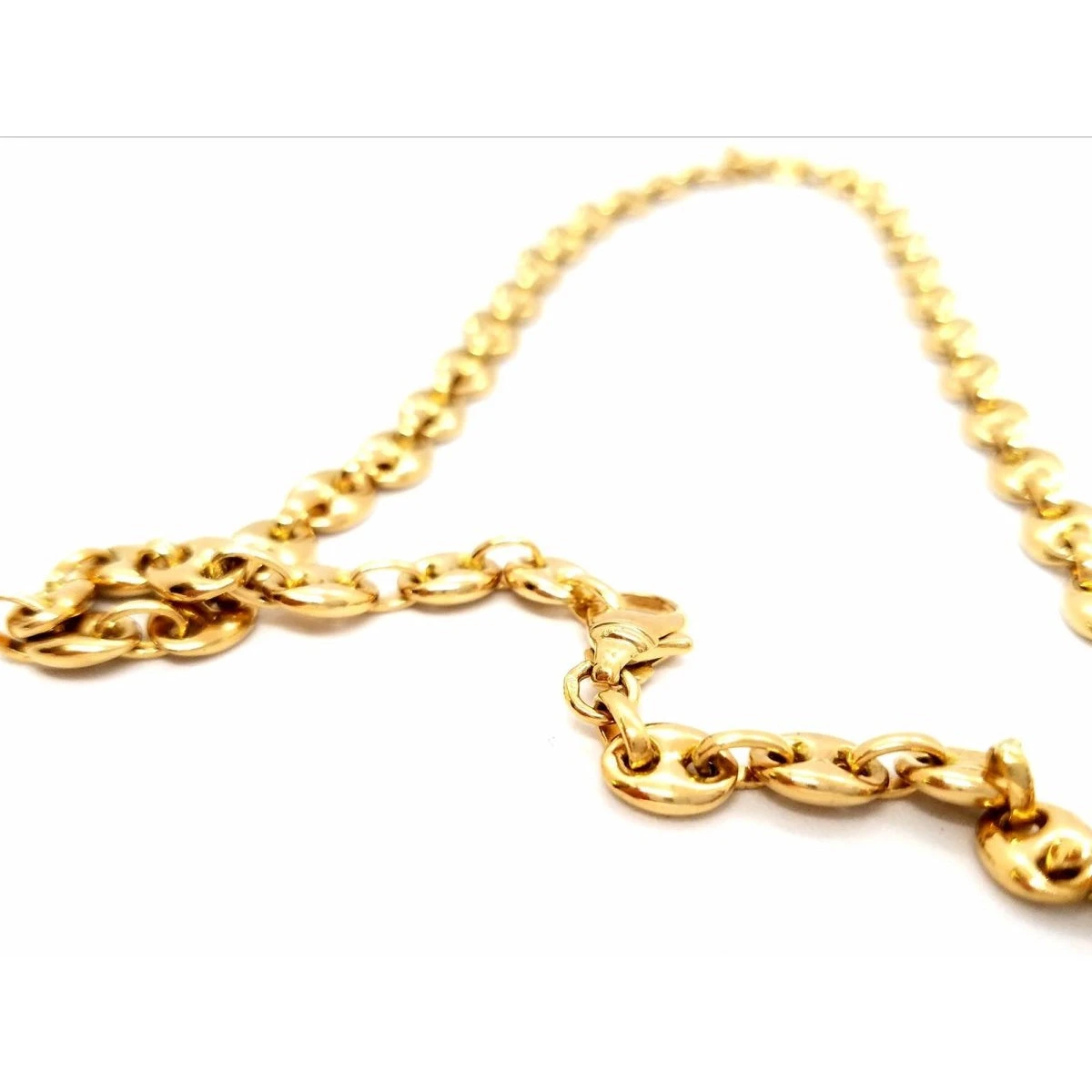 Collier Grain De Café Or Jaune 3 Collier Grain De Café Or Jaune – Image 3