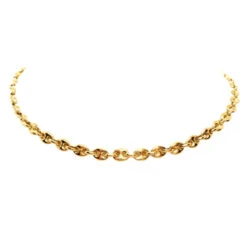 Collier Grain De Café Or Jaune