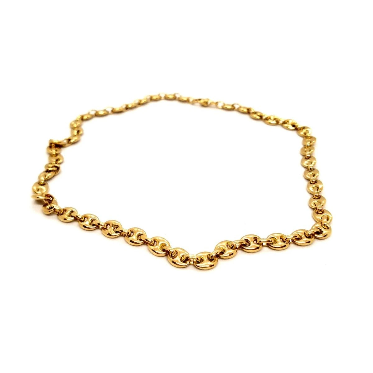 Collier Grain De Café Or Jaune 9 Collier Grain De Café Or Jaune – Image 9