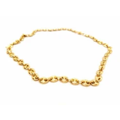 Collier Grain De Café Or Jaune 16 Collier Grain De Café Or Jaune -Castafiore Boutique collier grain de cafe or jaune 730043