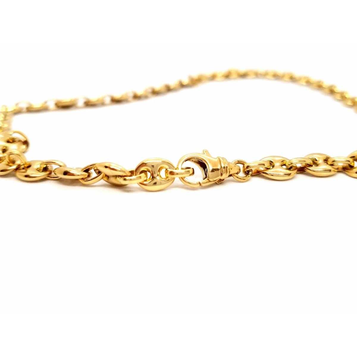 Collier Grain De Café Or Jaune 4 Collier Grain De Café Or Jaune – Image 4