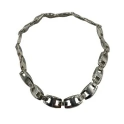 Collier HERMÈS "Cassiopée" En Argent Et Saphirs