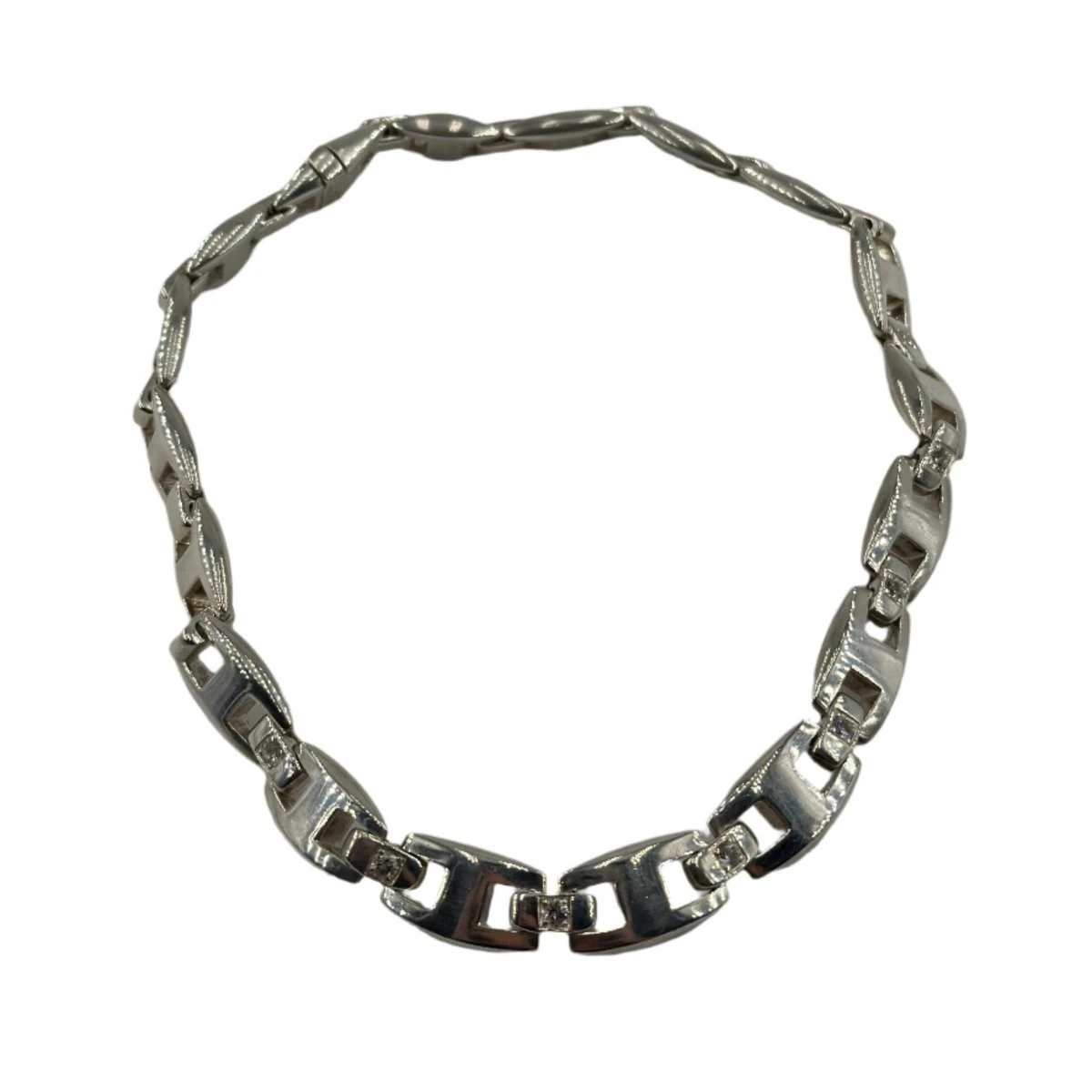 Collier HERMÈS "Cassiopée" En Argent Et Saphirs 1 Collier HERMÈS "Cassiopée" En Argent Et Saphirs