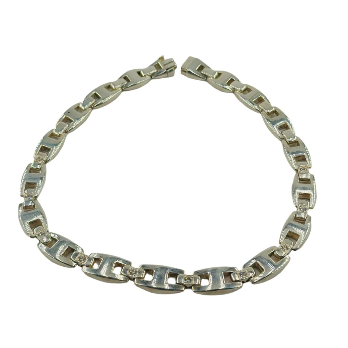 Collier HERMÈS "Cassiopée" En Argent Et Saphirs 2 Collier HERMÈS "Cassiopée" En Argent Et Saphirs – Image 2