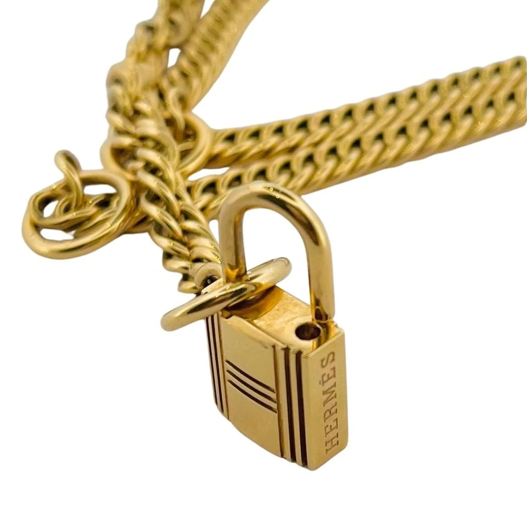 Collier HERMÈS En Or Jaune Et Cadenas 4 Collier HERMÈS En Or Jaune Et Cadenas – Image 4