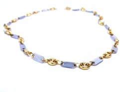 Collier Maille Alternée Grain De Café En 2 Ors 11 Collier Maille Alternée Grain De Café En 2 Ors -Castafiore Boutique collier maille alternee grain de cafe en 2 ors 805775