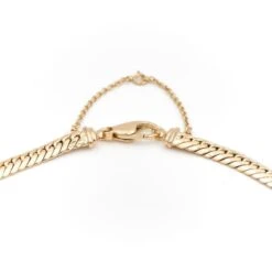 Collier Maille Anglaise En Or Jaune -Castafiore Boutique collier maille anglaise en or jaune 609741