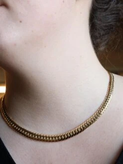 Collier Maille Anglaise En Or Jaune -Castafiore Boutique collier maille anglaise en or jaune 799429