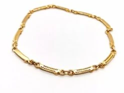 Collier Maille Articulée En Or Jaune Pavé Diamants -Castafiore Boutique collier maille articulee en or jaune pave diamants 551849