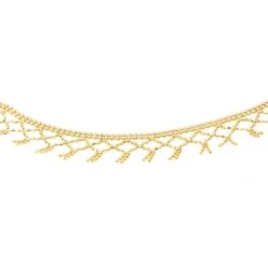 Collier Maille Boule En Or Jaune -Castafiore Boutique collier maille boule en or jaune 653581