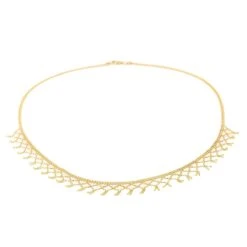 Collier Maille Boule En Or Jaune -Castafiore Boutique collier maille boule en or jaune 755422