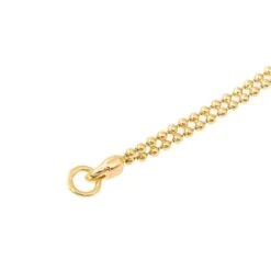 Collier Maille Boule En Or Jaune -Castafiore Boutique collier maille boule en or jaune 772790