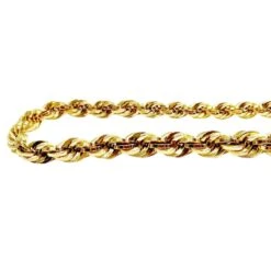 Collier Maille Corde En Or Rose -Castafiore Boutique collier maille corde en or rose 731571