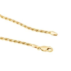 Collier Maille Corde Or Jaune 13 Collier Maille Corde Or Jaune -Castafiore Boutique collier maille corde or jaune 188664