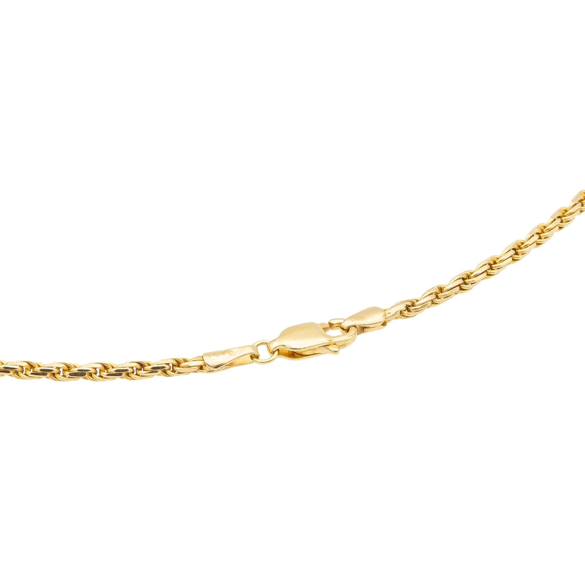 Collier Maille Corde Or Jaune 4 Collier Maille Corde Or Jaune – Image 4